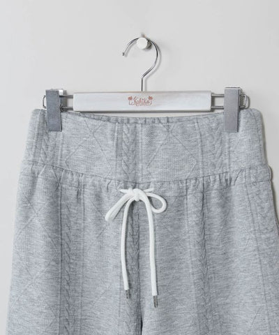Embroidered Textured Knit Pants - SURF＆Palms by Kahiko - Ametsuchi