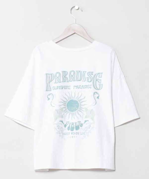 Vintage Hawaiian Sun Hibiscus T-Shirt - SURF＆Palms by Kahiko - Ametsuchi