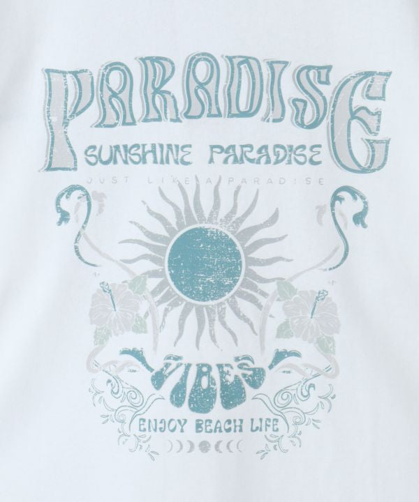Men's Vintage Hawaiian Sun T-Shirt - SURF＆Palms by Kahiko - Ametsuchi