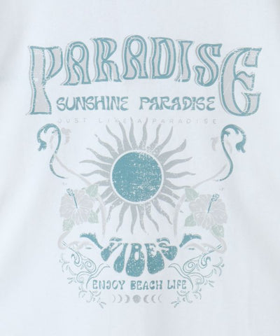 Men's Vintage Hawaiian Sun T-Shirt - SURF＆Palms by Kahiko - Ametsuchi