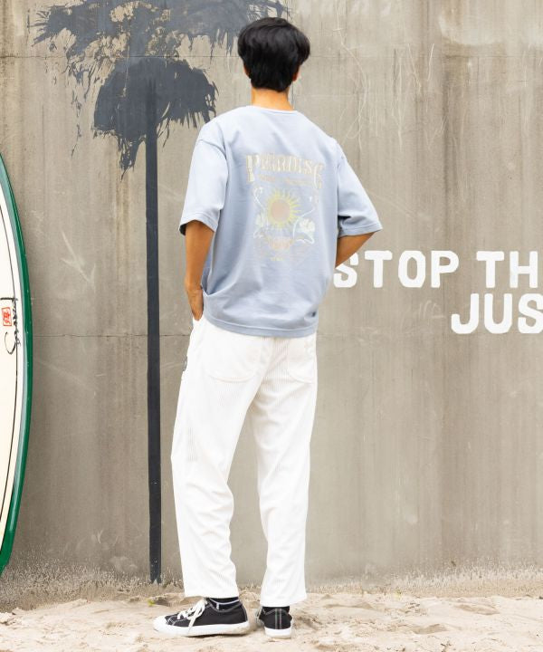 Men's Vintage Hawaiian Sun T-Shirt - SURF＆Palms by Kahiko - Ametsuchi