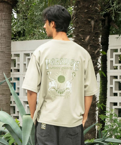 Men's Vintage Hawaiian Sun T-Shirt - SURF＆Palms by Kahiko - Ametsuchi