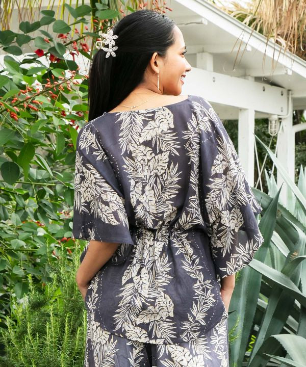 Lei Print UV Protection Rayon Top