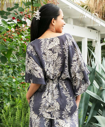 Lei Print UV Protection Rayon Top