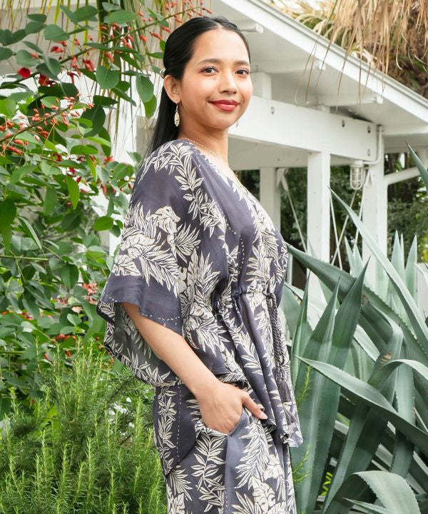 Lei Print UV Protection Rayon Top