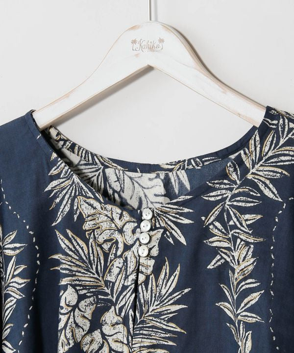 Lei Print Dress Cape Set
