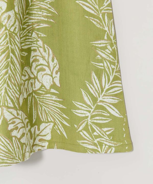 Lei Print Wide Leg Pants