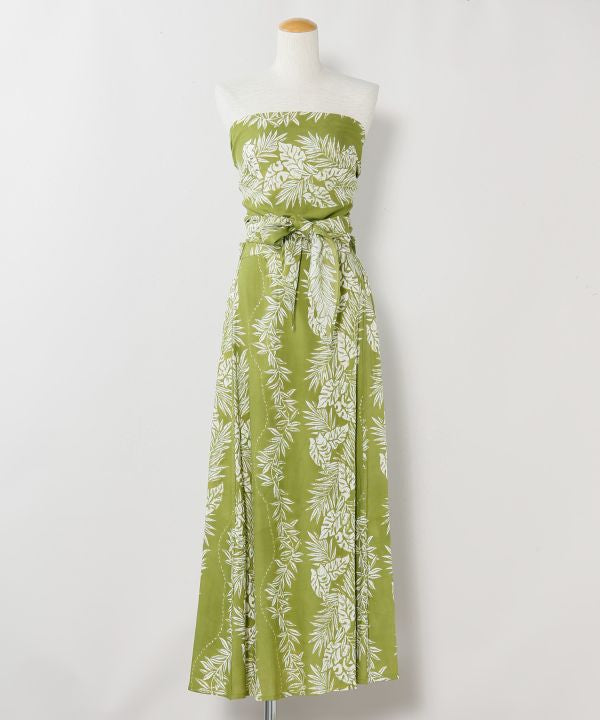 Lei Print Multiway Sash Skirt by Kahiko - Ametsuchi