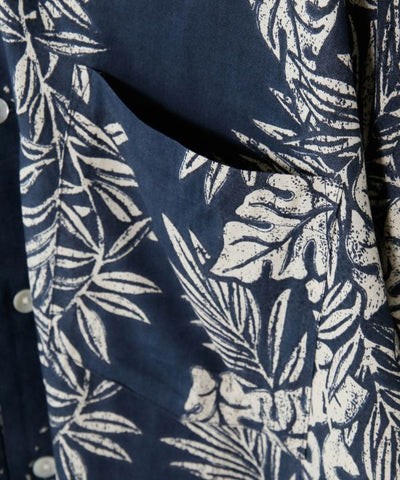Lei Print Rayon Aloha Shirt