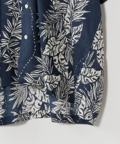 Lei Print Rayon Aloha Shirt