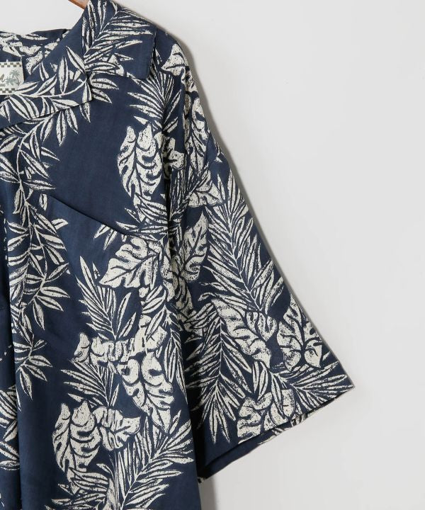 Lei Print Rayon Aloha Shirt