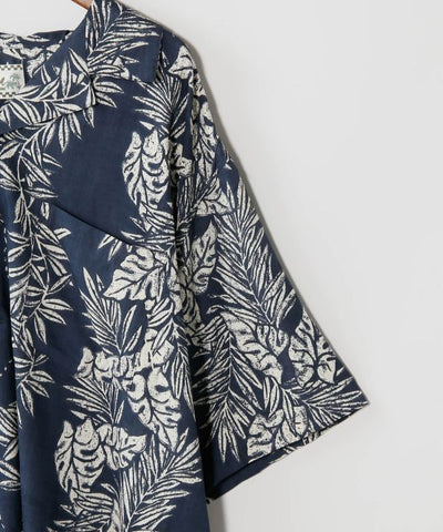 Lei Print Rayon Aloha Shirt