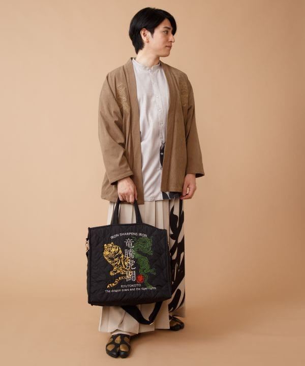 Embroidered Japanese Motif Haori by Kaya - Ametsuchi