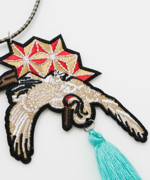 Semamori Embroidered Tassel Necklace