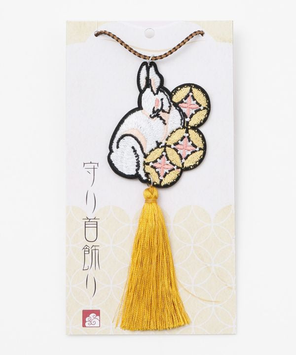 Semamori Embroidered Tassel Necklace