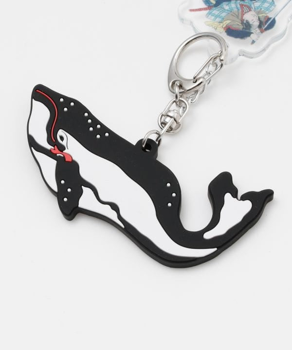 Ukiyoe Rubber Animal Keychain