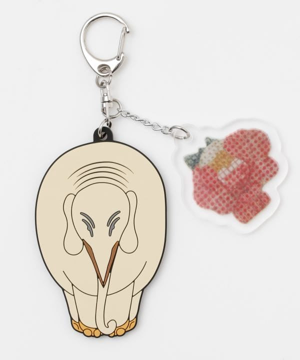 Ukiyoe Rubber Animal Keychain by Kaya - Ametsuchi