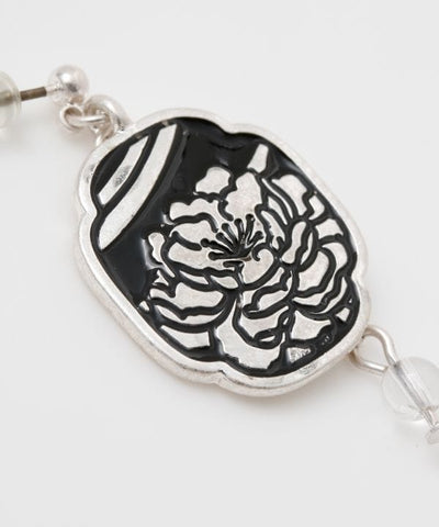 Japanese Zogan Motif Earrings by Kaya - Ametsuchi