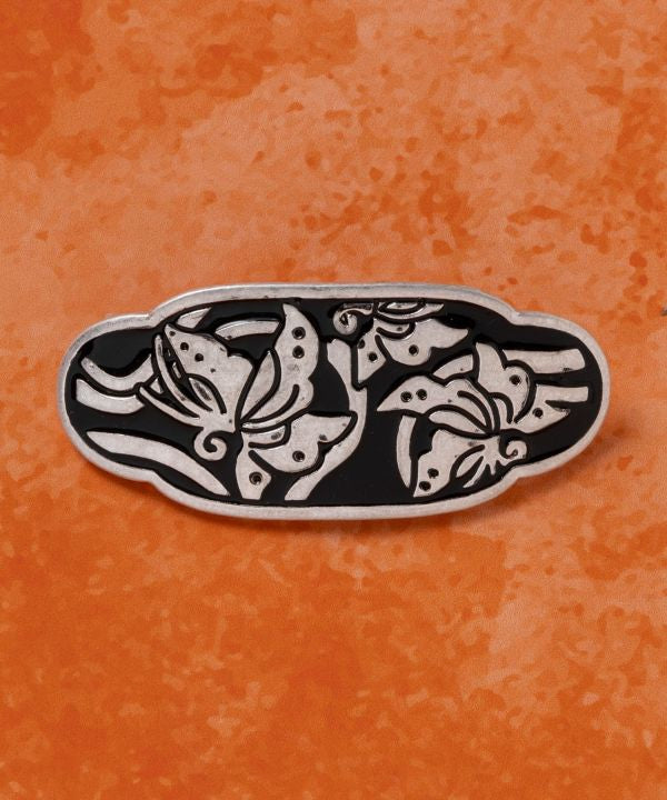 Japanese Zogan Motif Hair Clip by Kaya - Ametsuchi