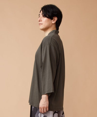 Kimono Collar Cotton Top for Men