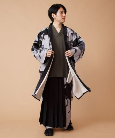 Kimono Collar Cotton Top for Men