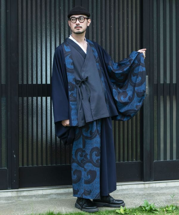 Japanese Motif Haori Jacket by Kaya - Ametsuchi