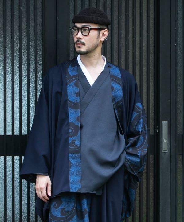 Japanese Motif Haori Jacket by Kaya - Ametsuchi