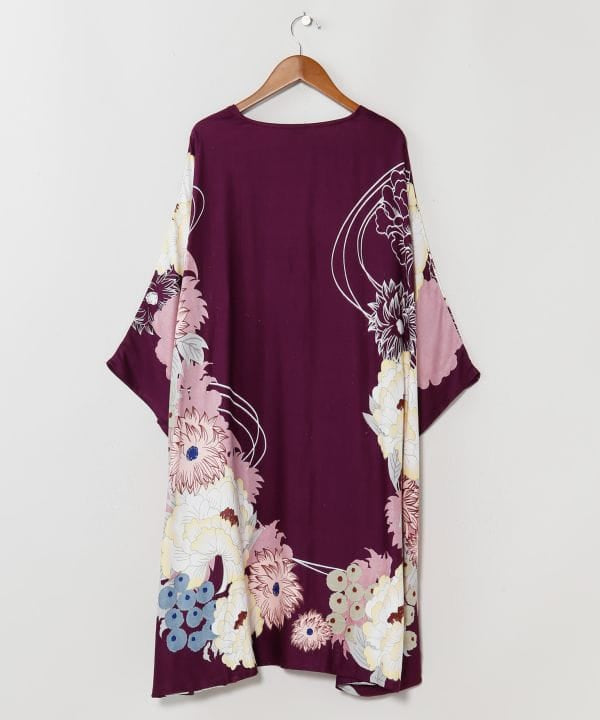 Japanese Floral Furisode Haori Jacket by Kaya - Ametsuchi