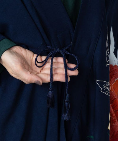 Japanese Floral Haori Jacket by Kaya - Ametsuchi