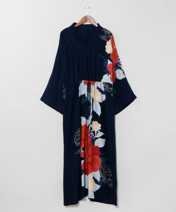 Japanese Floral Kimono Dress