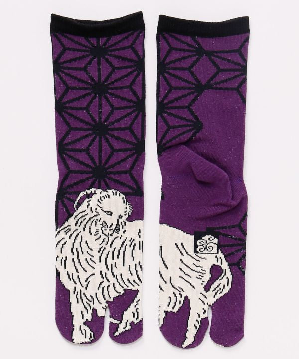 Tabi Socks - Hokusai Sheep - 23-25cm