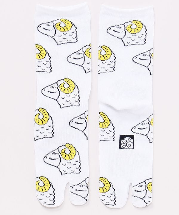 Tabi Socks - Sheep Motif  - 23-25cm