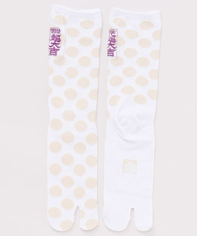 Tabi Socks - 超大吉 - Super Great Fortune Dot - 23-25cm