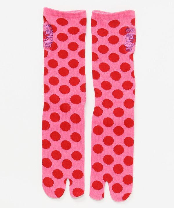 Tabi Socks - 超大吉 - Super Great Fortune Dot - 25-28cm