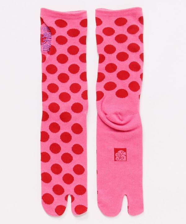 Tabi Socks - 超大吉 - Super Great Fortune Dot - 25-28cm