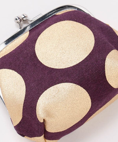 Retro Foil Dot Drawstring Coin Purse by Kaya - Ametsuchi