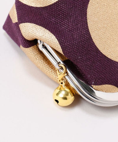 Retro Foil Dot Drawstring Coin Purse by Kaya - Ametsuchi