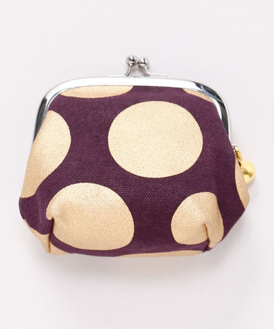 Retro Foil Dot Drawstring Coin Purse by Kaya - Ametsuchi