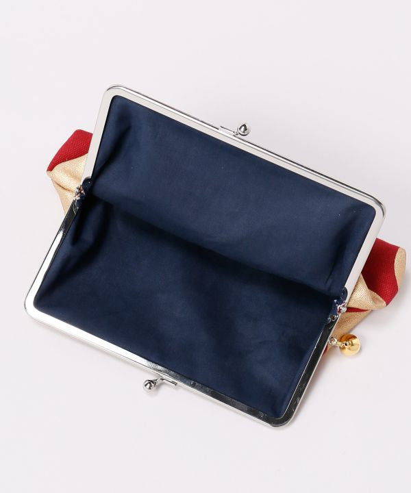 Retro Polka Dot Gamaguchi Pouch by Kaya - Ametsuchi