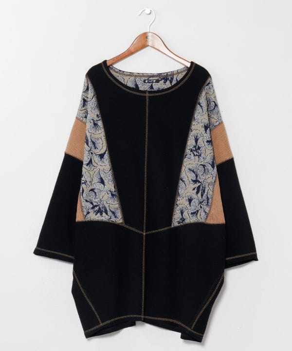 Paisley Patchwork Textured Top