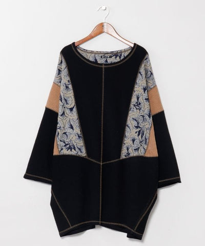 Paisley Patchwork Textured Top