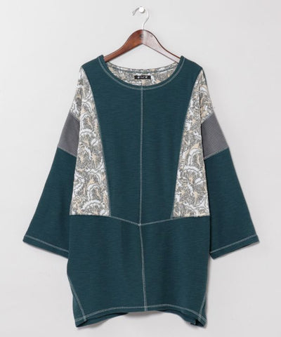 Paisley Patchwork Textured Top