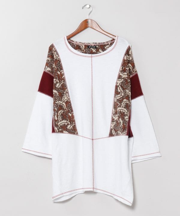 Paisley Patchwork Textured Top