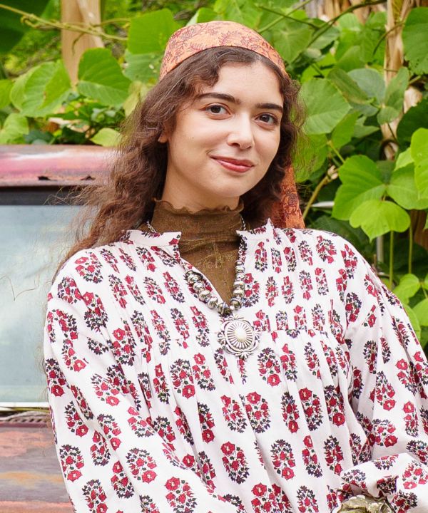 Velour Ruffle Layering Top