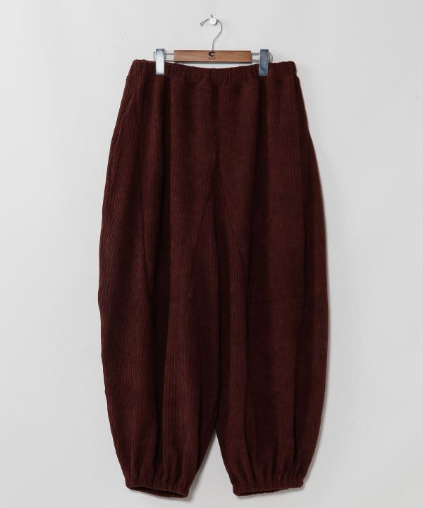 Corduroy Jersey Traveler Pants by AMINA - Ametsuchi