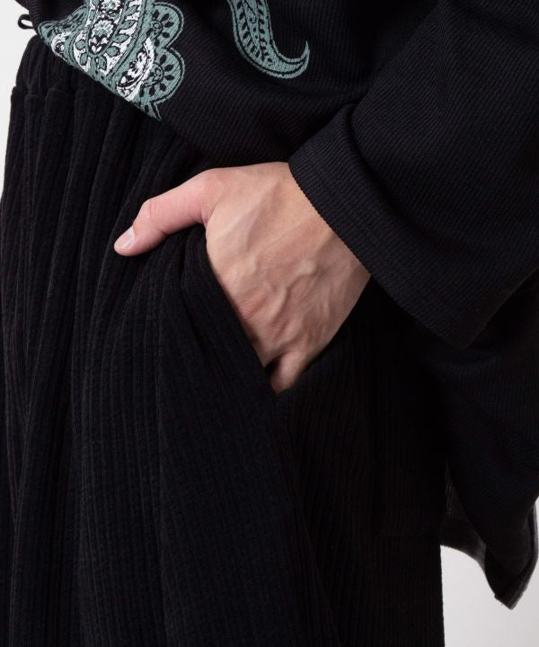 Corduroy Jersey Traveler Pants by AMINA - Ametsuchi