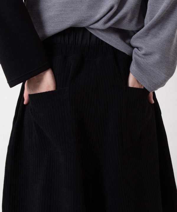 Corduroy Jersey Traveler Pants by AMINA - Ametsuchi