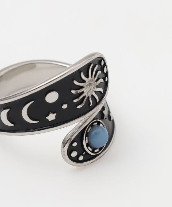 Moonstone Celestial Statement Ring by AMINA - Ametsuchi