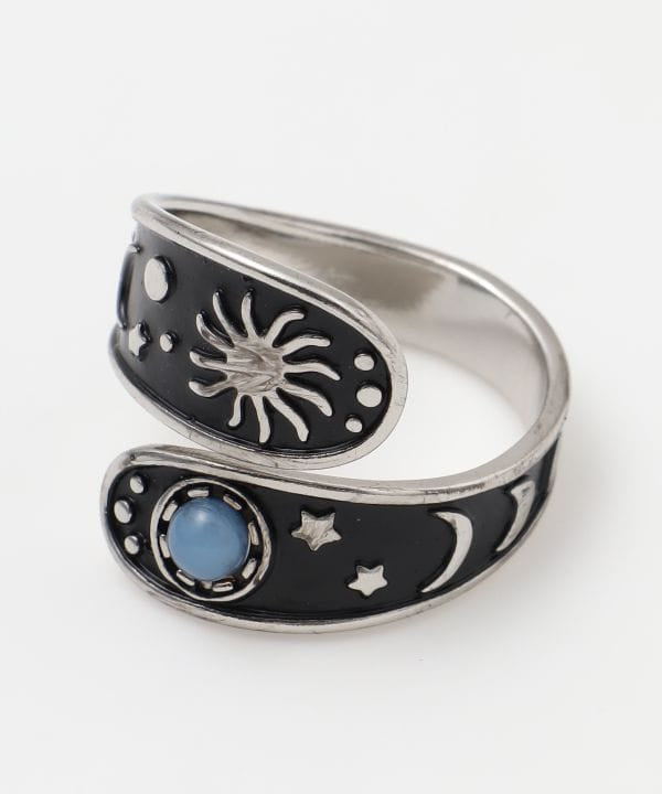 Moonstone Celestial Statement Ring by AMINA - Ametsuchi