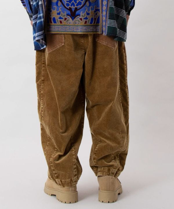 Patchwork Corduroy Pants by AMINA - Ametsuchi